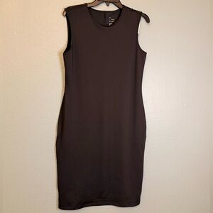 A New Day Black Sleeveless sheath Dress in size medium